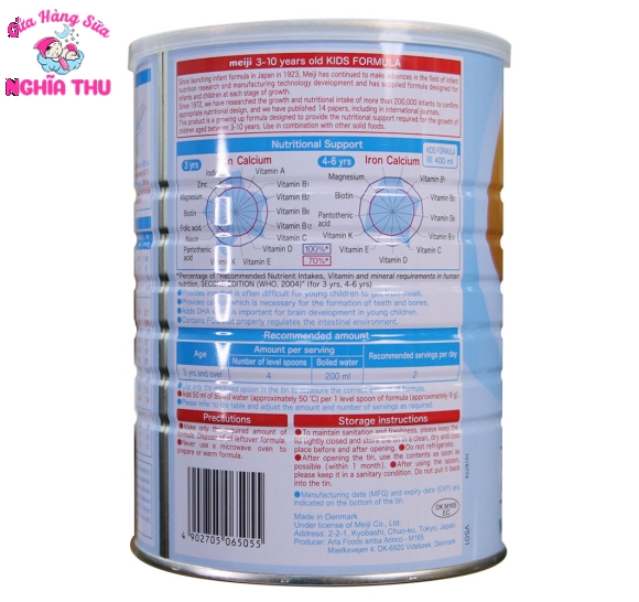 Sữa Meiji Kids Formula 900g (trẻ từ 3-10 tuổi)