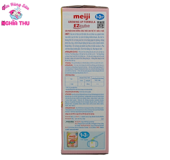 Sữa Meiji số 9 dạng thanh EZcube 560g (1-3 tuổi)