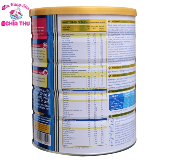 Sữa Meta Care số 0 800g (trẻ từ 0-12 tháng tuổi)