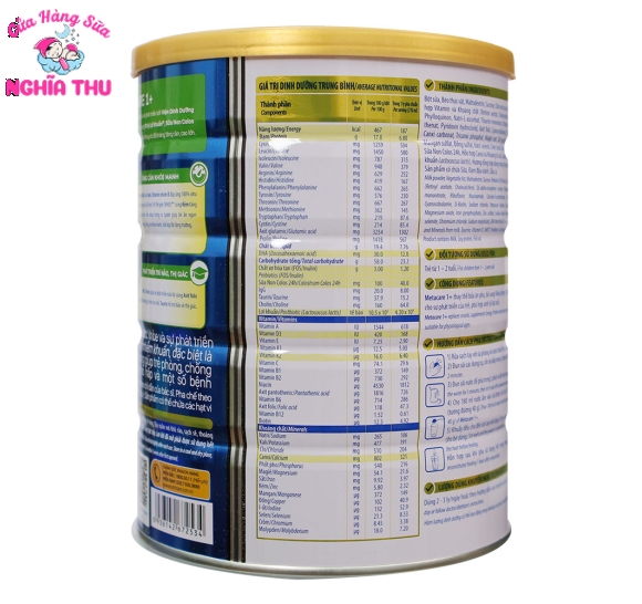 Sữa Meta Care 1+ 850g (trẻ từ 1-2 tuổi)