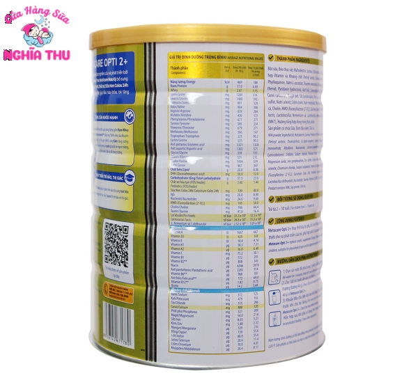 Sữa Meta Care Opti 2+ 850G (trẻ từ 2-10 tuổi)