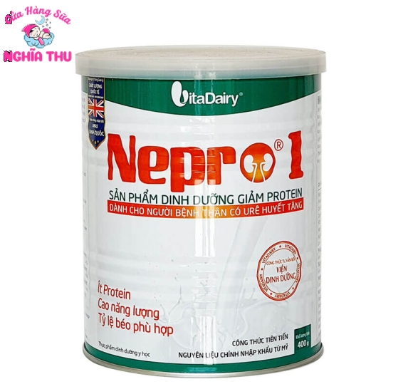 Sữa Nepro 1 400g (sữa cho người bệnh thận Ure huyết tăng)