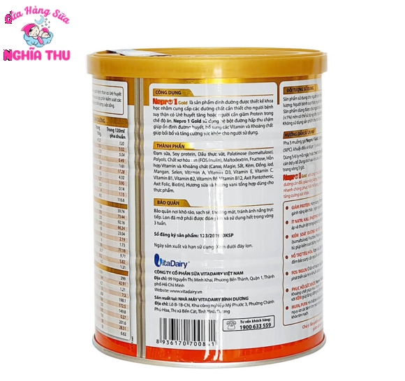 Sữa Nepro 1 Gold 400g (người bệnh thận có URE huyết tăng)