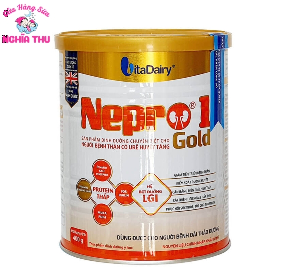 Sữa Nepro 1 Gold 400g (người bệnh thận có URE huyết tăng)