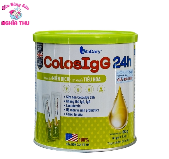 Sữa non ColosIgG 24h 90G (60 gói x 1.5g)