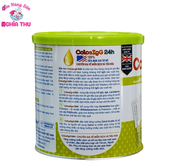Sữa non ColosIgG 24h 90G (60 gói x 1.5g)
