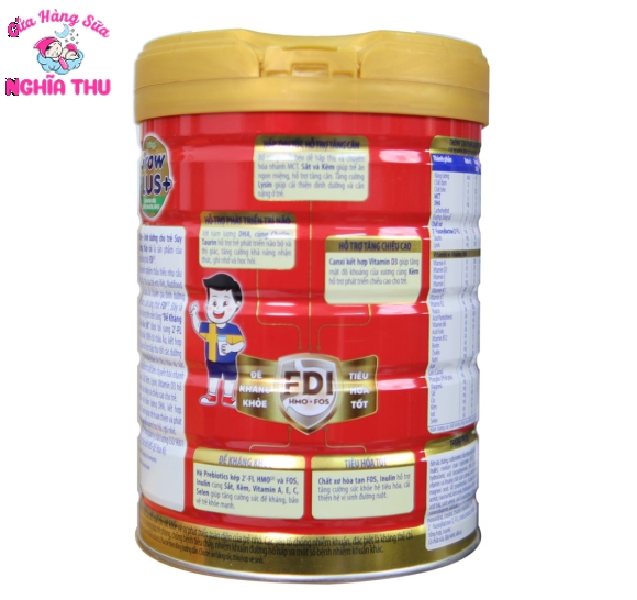 Sữa Grow Plus +1 đỏ Nutifood 900g (trẻ từ 1-2 tuổi)