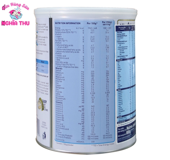 Sữa Nutren Junior Nestle Thụy Sĩ 800g (trẻ từ 1-10 tuổi)