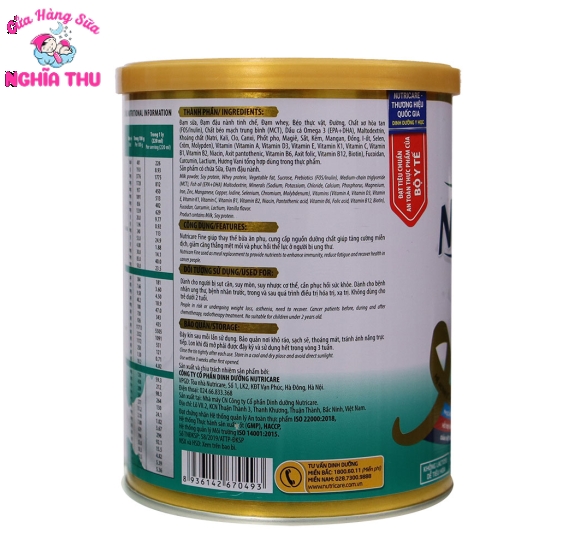 Sữa Nutricare Fine 400G (cho người bệnh Ung thư)
