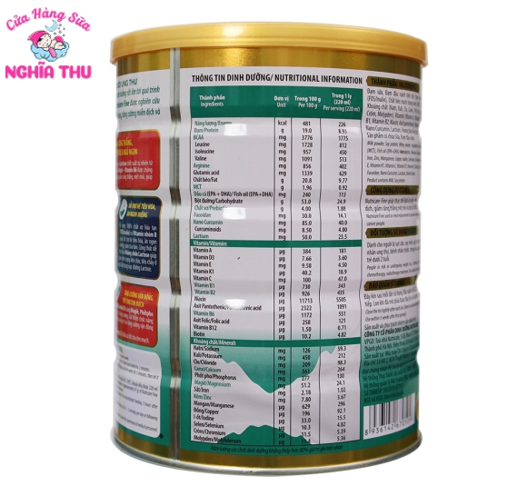 Sữa Nutricare Fine Cho Bệnh Nhân Ung Thư 900G