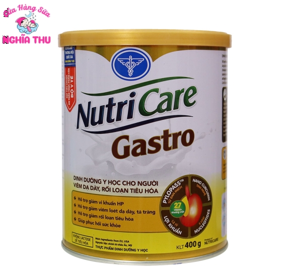 Sữa Nutricare Gastro 400g (Cho Người Bệnh Dạ Dày)