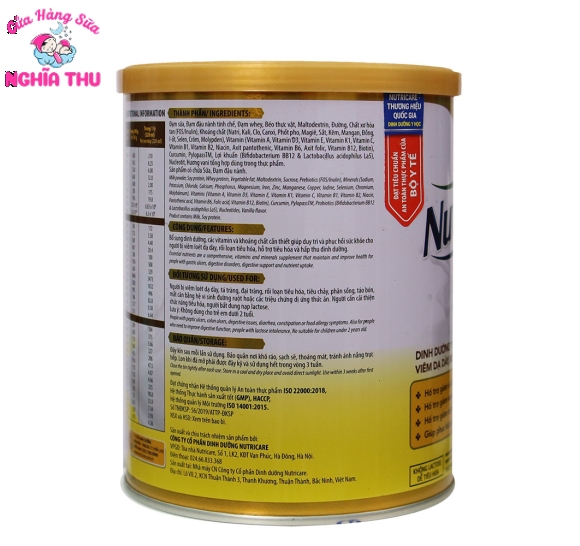 Sữa Nutricare Gastro 400g (Cho Người Bệnh Dạ Dày)