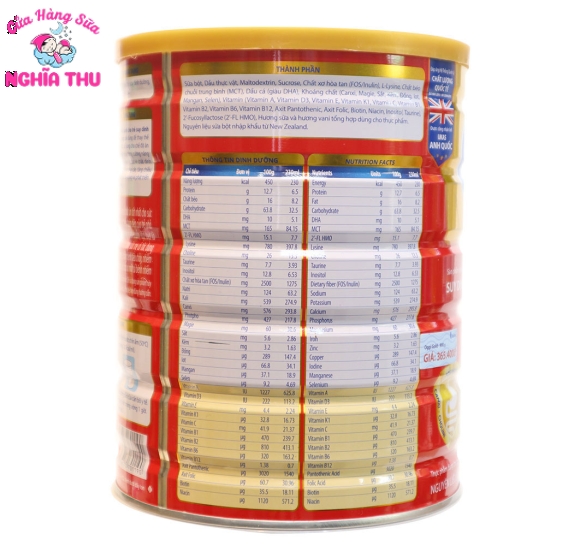 Sữa Oggi Gold 900G Tăng Cân Nhanh Ngừa Táo Bón (1-10 tuổi)