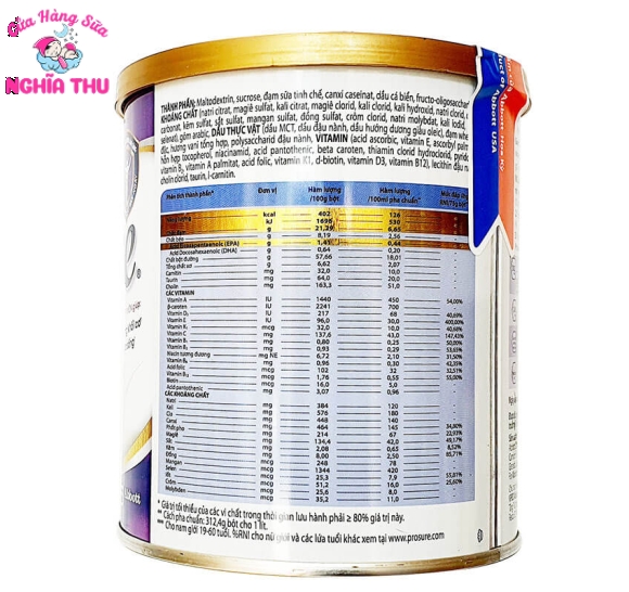 Sữa Prosure dành cho người bệnh Ung Thư 380g